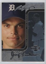 2006 Topps Co-Signers Silver Blue 16/75 Ivan Rodriguez Jeremy Bonderman HOF 04br