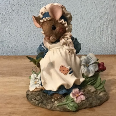 Enesco 1995 Priscilla Hillman ''Little Betty Blue'' Vintage, New With Box