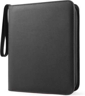 Top Loader Binder 4 Pocket for 144 Toploaders, Side Loading Toploader Binder for