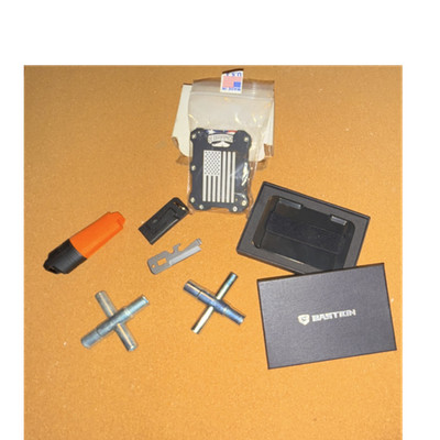 Battlebox items Bastion Timberline Exotac Multi-Tool Wallet O2 Wrenc