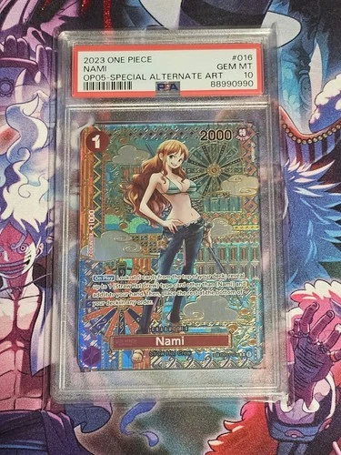 Nami (SP) OP01-016 Awakening of the New Era Foil PSA10 Gem-mint