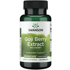 Swanson Wolfberry Standardized Extract (Goji Berry) 500 mg 60 Capsules
