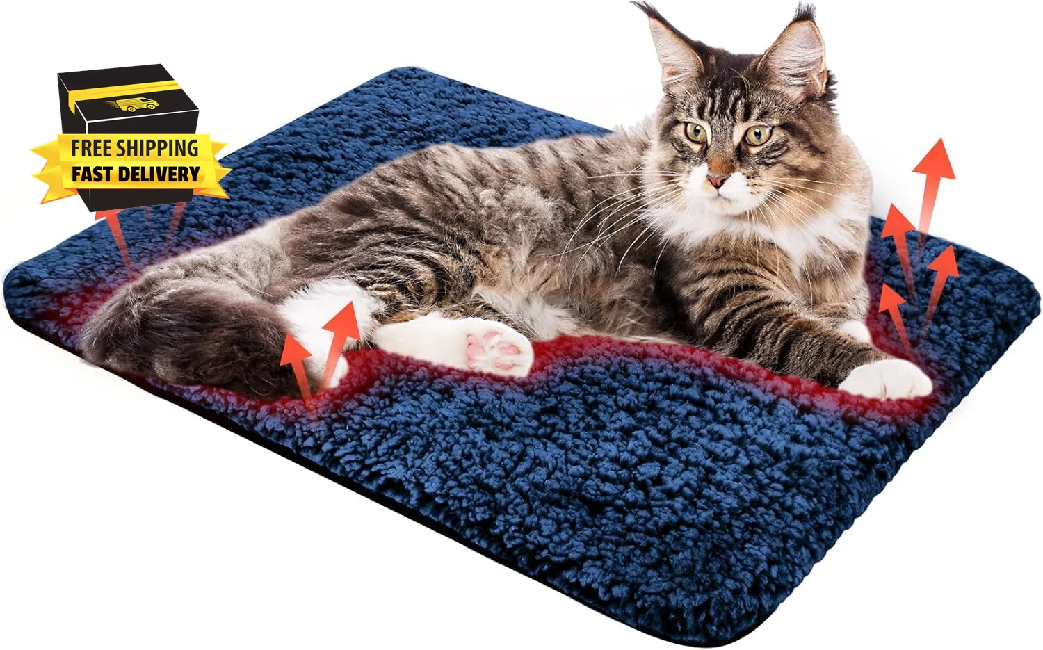 Self Warming Cat Bed Pad Self Heating Pet Mat Warmer Bed Mat for Feral and Indoo