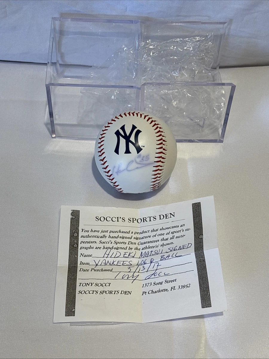 松井秀喜原始亲笔签名棒球MLB 球| eBay