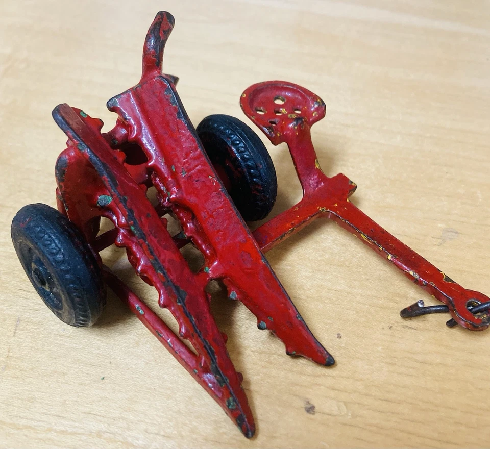 Lote CastToy implemento tractor granja arcade original vintage Foto 2 de 4