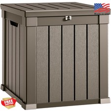 YITAHOME Deck Box, 51 Gallon Weatherproof Outdoor Storage Container for Patio Cu
