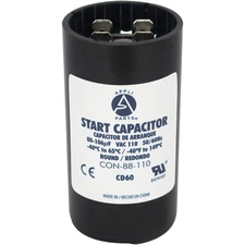 Motor Start Capacitor 80-106 Mfd uF 110-125 VAC for Electric Motor Universal