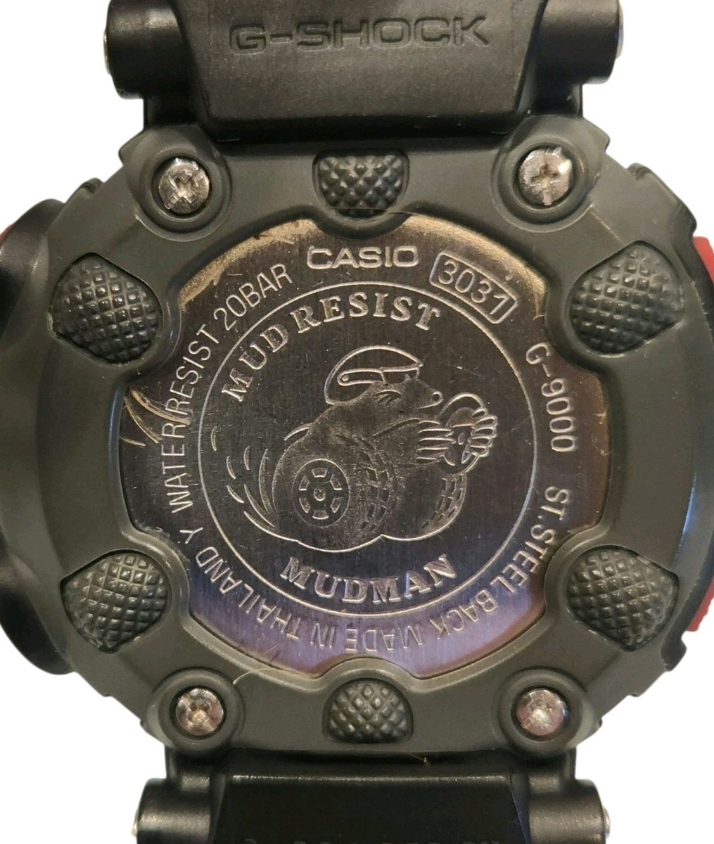 Casio G-shock Mudman Watch G-9000 200m Water Resistant 3031 for