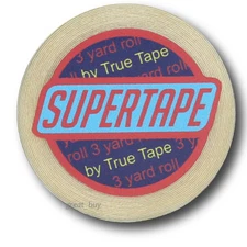 Supertape 1/2" X 3 Yard Roll Tape_ Non Glare_Toupee, Lace Wig  System.