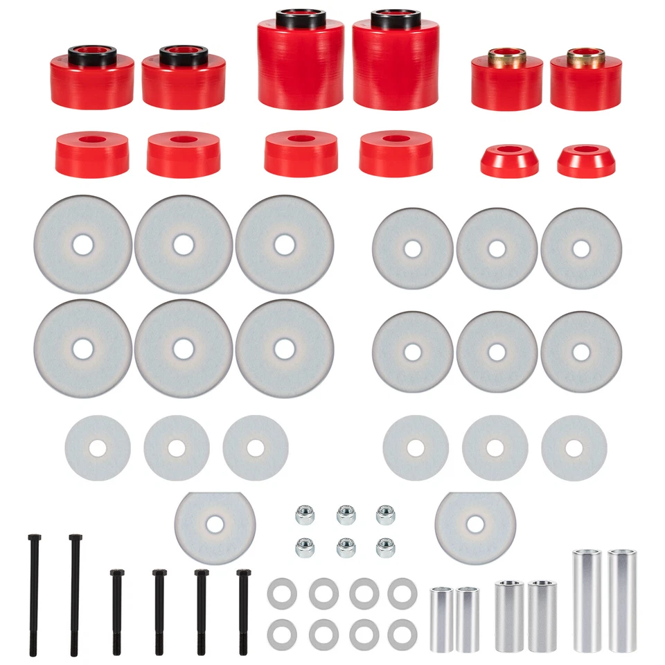 Juego de bujes de montaje de cabina de carrocería 4.4123R para Ford F150 F250 F350 1980-1998 2x4 4x4 Foto 2 de 4