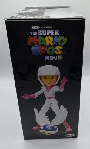The Super Mario Bros. Movie Princess Peach w/ Shell Action Figure Jakks Nintendo - Picture 4 of 6