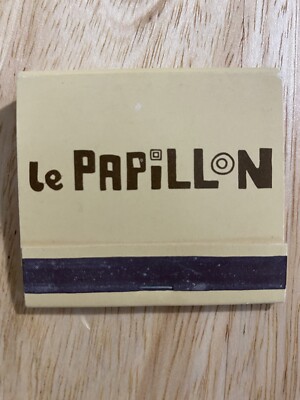 LA PAPILLON RESTAURANT MATCHBOOK UNSTRUCK 30 MATCHES CALIFORNIA MINT CONDITION