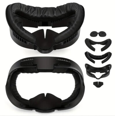 Ultra Comfort Deluxe Soft Faux Leather VR Faceplate Compatible With Quest 3