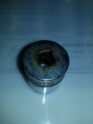 Snap on tools 1- 3/16ths 1/2" drive 12 point shallow socket SW-381 - Picture 2 of 9
