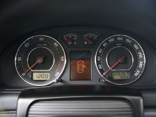 For Skoda Superb I 2001-2008 Polished Aluminum Dashboard Trim Cluster Rings x4 - Picture 6 of 9