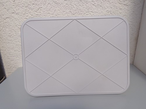 Tablett 45 x 33 cm Kunststoff weiß mit Tragbügel - Bild 5 von 5