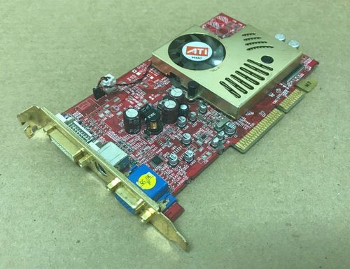 ATI Radeon 9550 256MB DDR 128-Bit VGA /DVI/TV OUTPUT AGP 8x/4x Video ...