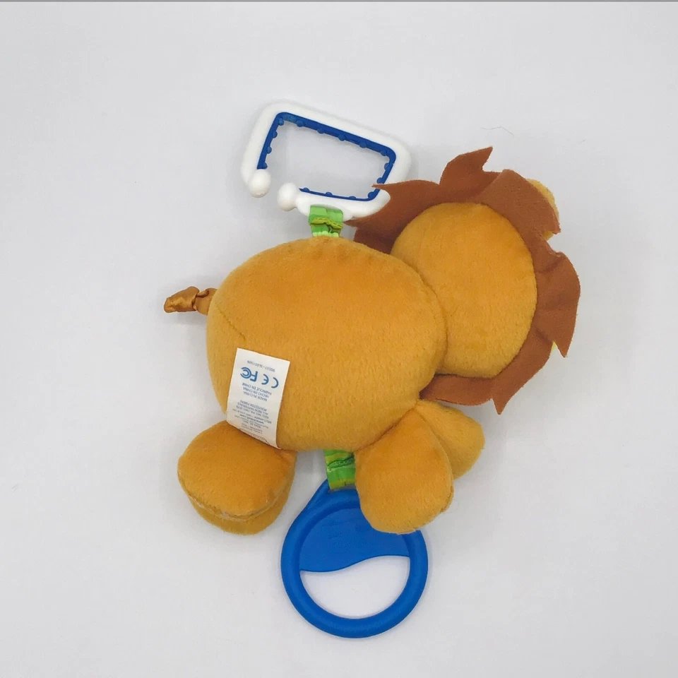 Bebé Einstein Juguete León Peluche Discover & Go Animal Colgar Clip Mordedor Marrón Lovey Foto 3 de 4