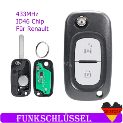 Auto Ersatz Funk Schlüssel für Renault Clio Kangoo Twingo Symbol Modus Master
