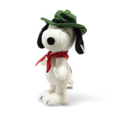 STEIFF 356063 SNOOPY BEAGLE SCOUT 50. JAHRSTAG LIMITIERTE EDITION BRANDNEU
