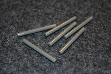 6 ~ #4 Dark Gray Round Rod Brick Bricks ~ Lego ~ NEW