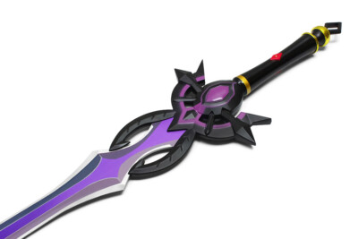 Game Genshin Furina Weapon Festering Desire Sword Purple Cosplay