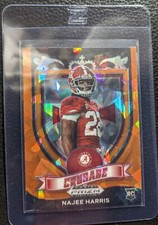 2021 PANINI ORANGE PRIZM DRAFT #172 NAJEE HARRIS ROOKIE CARD RC ALABAMA STEELERS