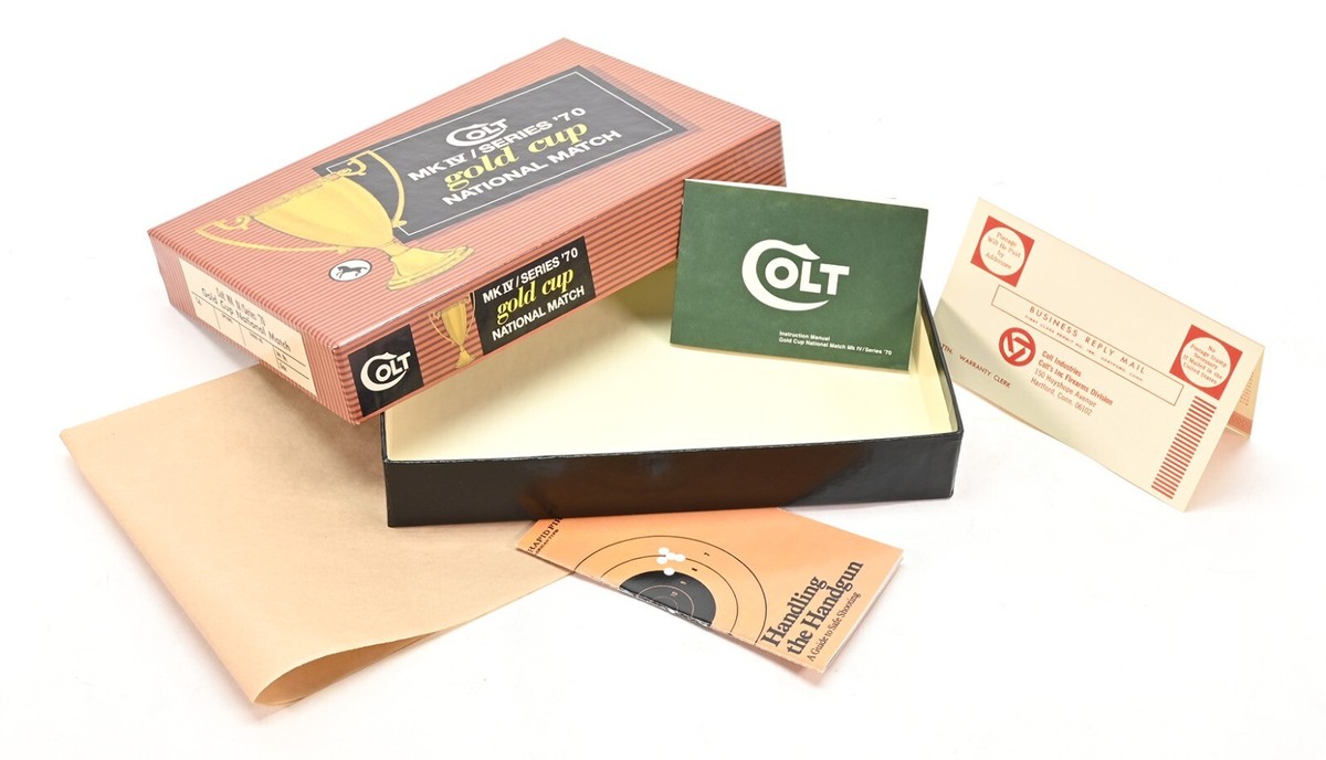 Colt MK IV / Series 70 Gold Cup National Match .45 1970-71
