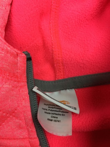 Avia Jacket Womens Size Medium Pink Hooded Full Zip Stretch - Picture 5 of 11
