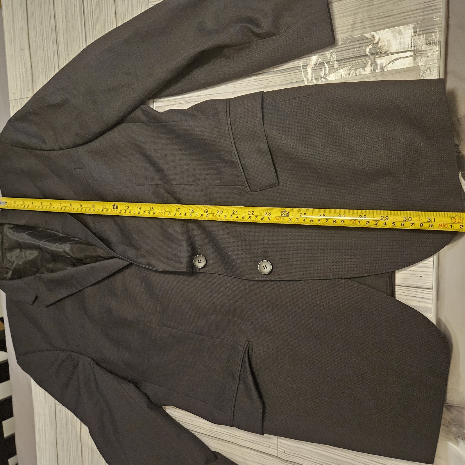 Hugo Boss Jacket Mens 42L Black Blazer Sport Coat Super 100 Normcore thumbnail 2