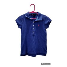 Ralph Lauren Blue Label Girls Blue Polo Tee
