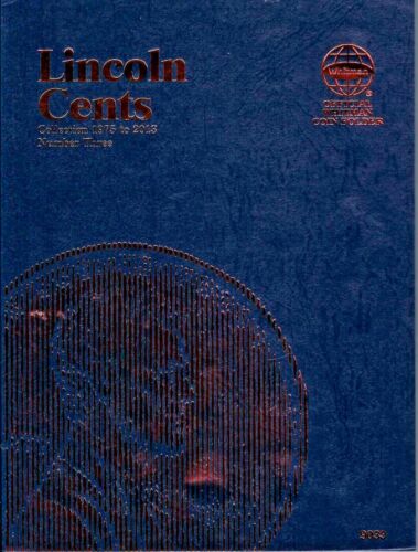 New Whitman Lincoln Cent Folder # 3 1975-2013 for all business strike One Cents - Picture 1 of 1