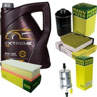 Mann Inspektionspaket 5L Mannol Extreme 5W-40 FüR Audi A3 1.8 Tfsi 2.0 Vw Golf