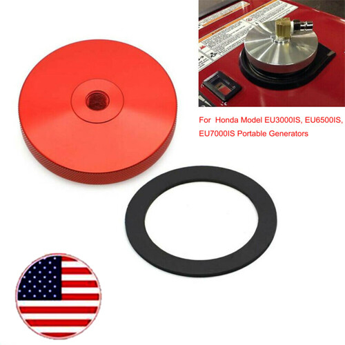 RED CNC GENERATOR EXTENDED RUN FUEL CAP SET FOR HONDA EU3000IS EU6500IS EU7000IS - Bild 7 von 7