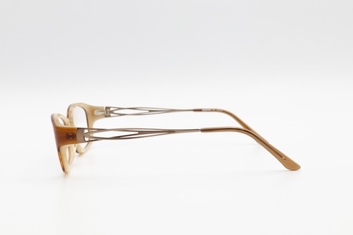 ARISTAR by Charmant AR18423 558 Brown on Bone Horn 54-15-135 Frames w/Case G484 - Picture 4 of 13