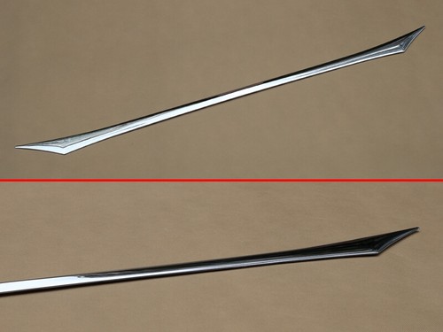 Tiras de puerta trasera cromadas para maletero Mazda 3 hatchback 2014-2018 molduras elegantes - Imagen 3 de 7