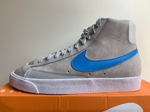Nike Blazer Mid '77 NRG EMB Men's 8 Grey Fog/Light Photo Blue-White CV8927  001 | eBay