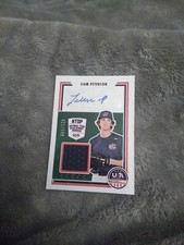 2022 USA BASEBALL STARS & STRIPES LIAM PETERSON Patch AUTO 021/399 CARD #SSS-LP