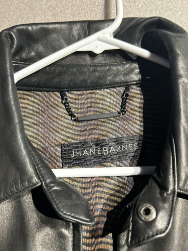 Jhane Barnes Leather Jacket - Picture 3 of 9