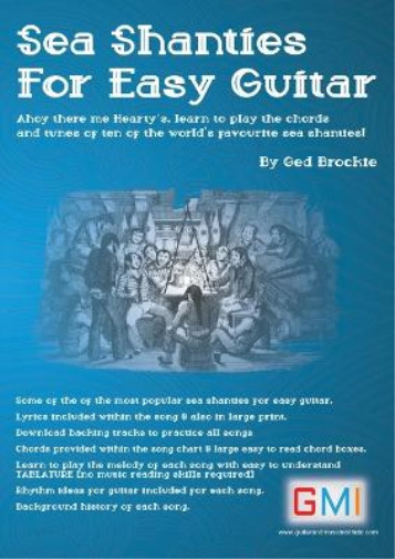 Thumbnail - Ged Brockie Sea Shanties For Easy Guitar (taschenbuch) (us Import)