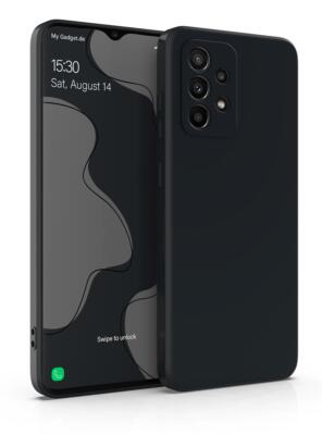 Hülle für Samsung Galaxy A73 5G - Handyhülle Cover aus Silikon Schwarz