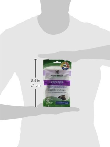 Vet's Best Probiotic Soft Chews 30 Count Dog Digestive Support Supplements - Picture 9 of 10