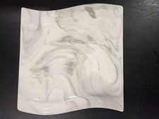 Malacasa Marble Grey - 10" Porcelain Dinner Plate