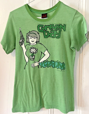 新品未使用 PERVERZE Cut Up Shirt / Green 新品未使用 PERVERZE Cut Up Shirt / Green