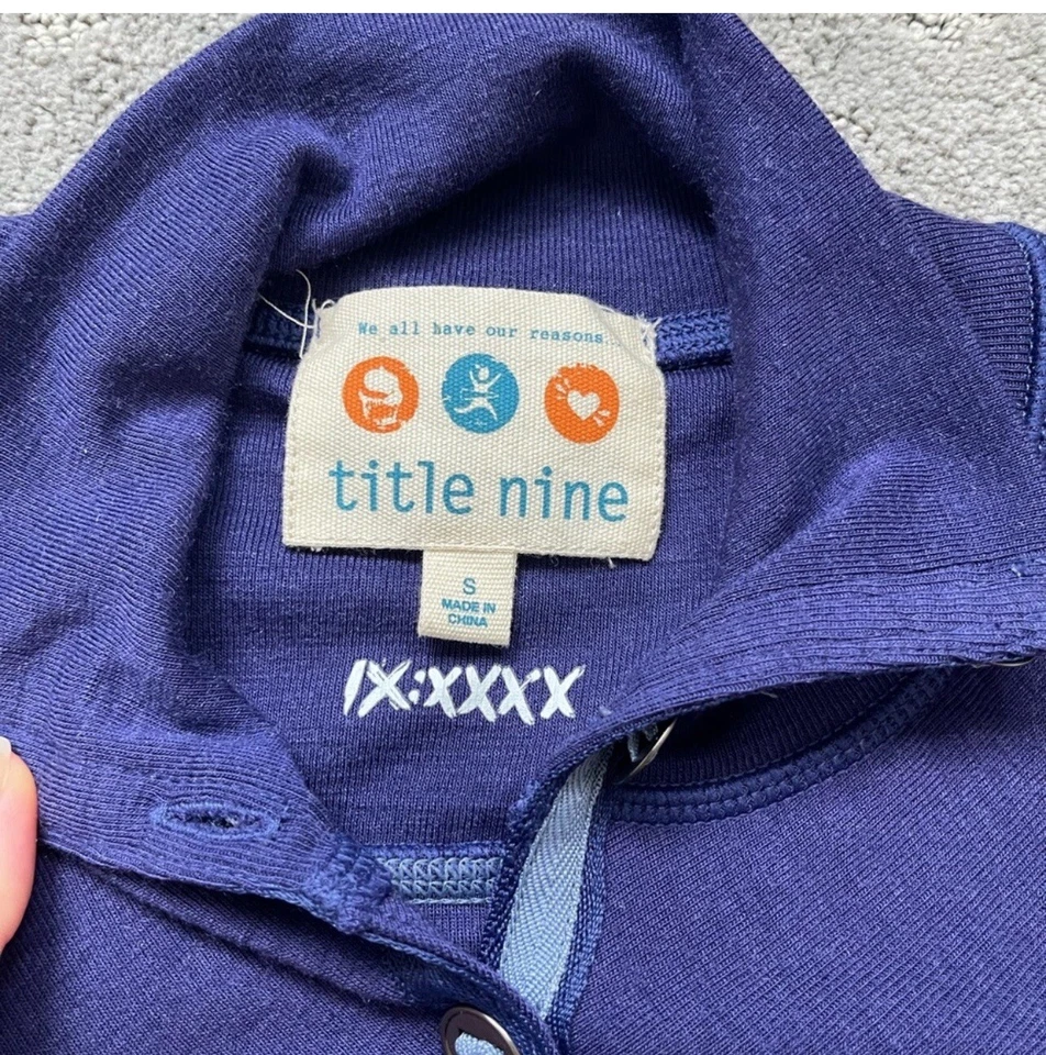 Vestido Title Nine 100 % lana merino para mujer talla pequeña detalle de volantes bolsillos Foto 2 de 4