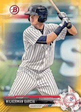 WILKERMAN GARCIA 2017 Bowman YELLOW ROOKIE RC #BP147 Yankees 