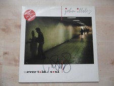 John Illsley "Dire Straits" Autogramm signed LP-Cover "Never Told a Soul" Vinyl