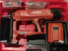 Hilti BX 3 battery actuated  nail fastener tool set ME 02 in HILTI PLASTIC CASE.