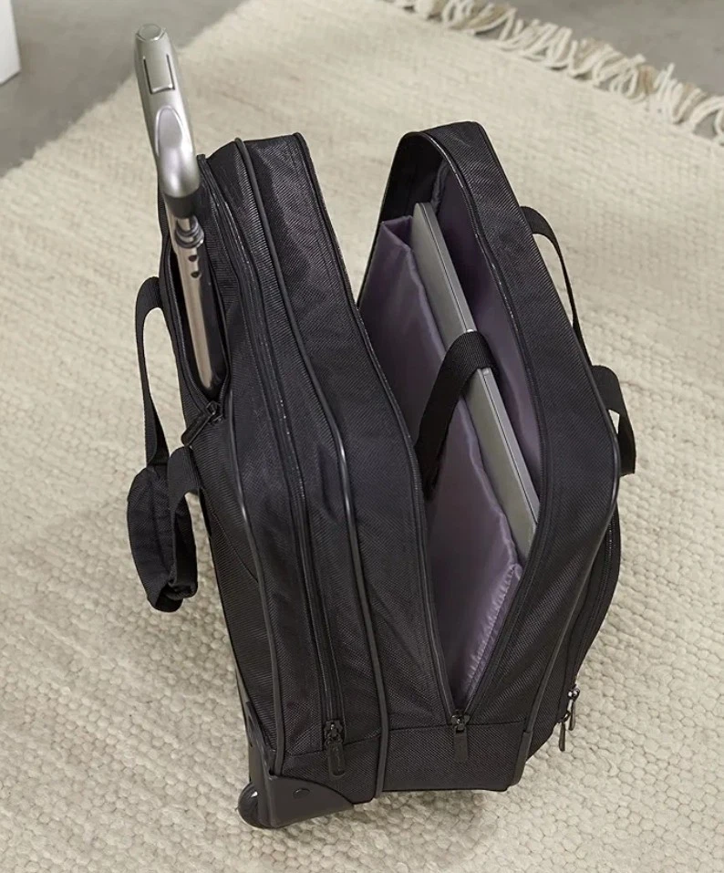 Amazon Basics Laptop-Trolley Rollen Koffer Hangepäck für Laptop 15,6 Zoll Tasche - Bild 3 von 4