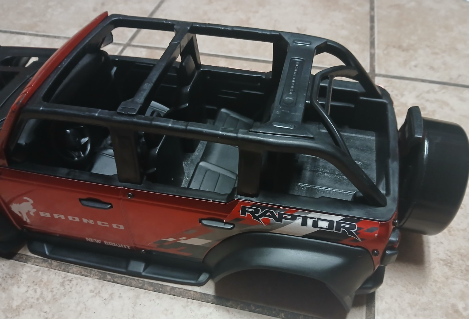 Ford Raptor Body Shell New Bright Ford Bronco Raptor Truck Crawler Body Shell Only | eBay